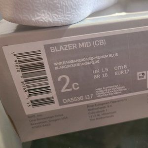 Baby  nike Blazer size 2